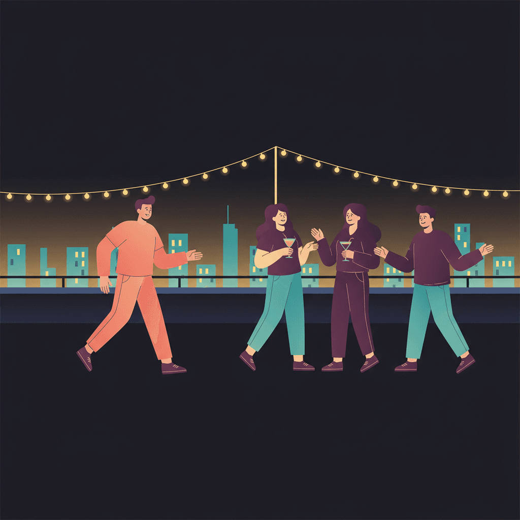 How to Approach a Group at an Event Without Anxiety